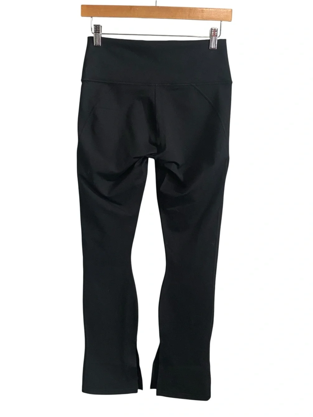 NWT Yitty Iconic Black Mid Rise Powerhold Split Flare Legging Size Medium - Picture 5 of 7